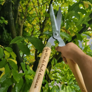 Heggenschaar met eigen print