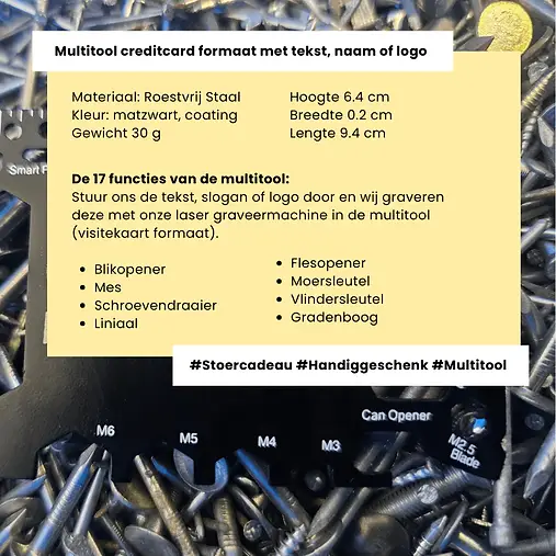 De Handige multitool functies
