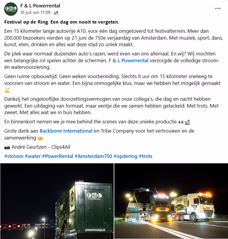 Hectometerpaaltje met eigen opdruk