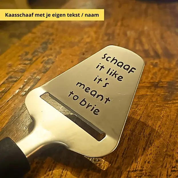 Kaasschaaf met je eigen gravering